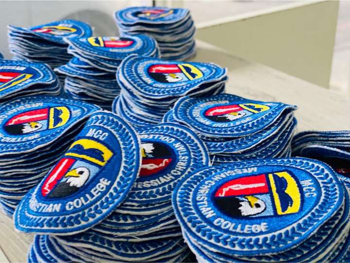 MCC woven patches stack