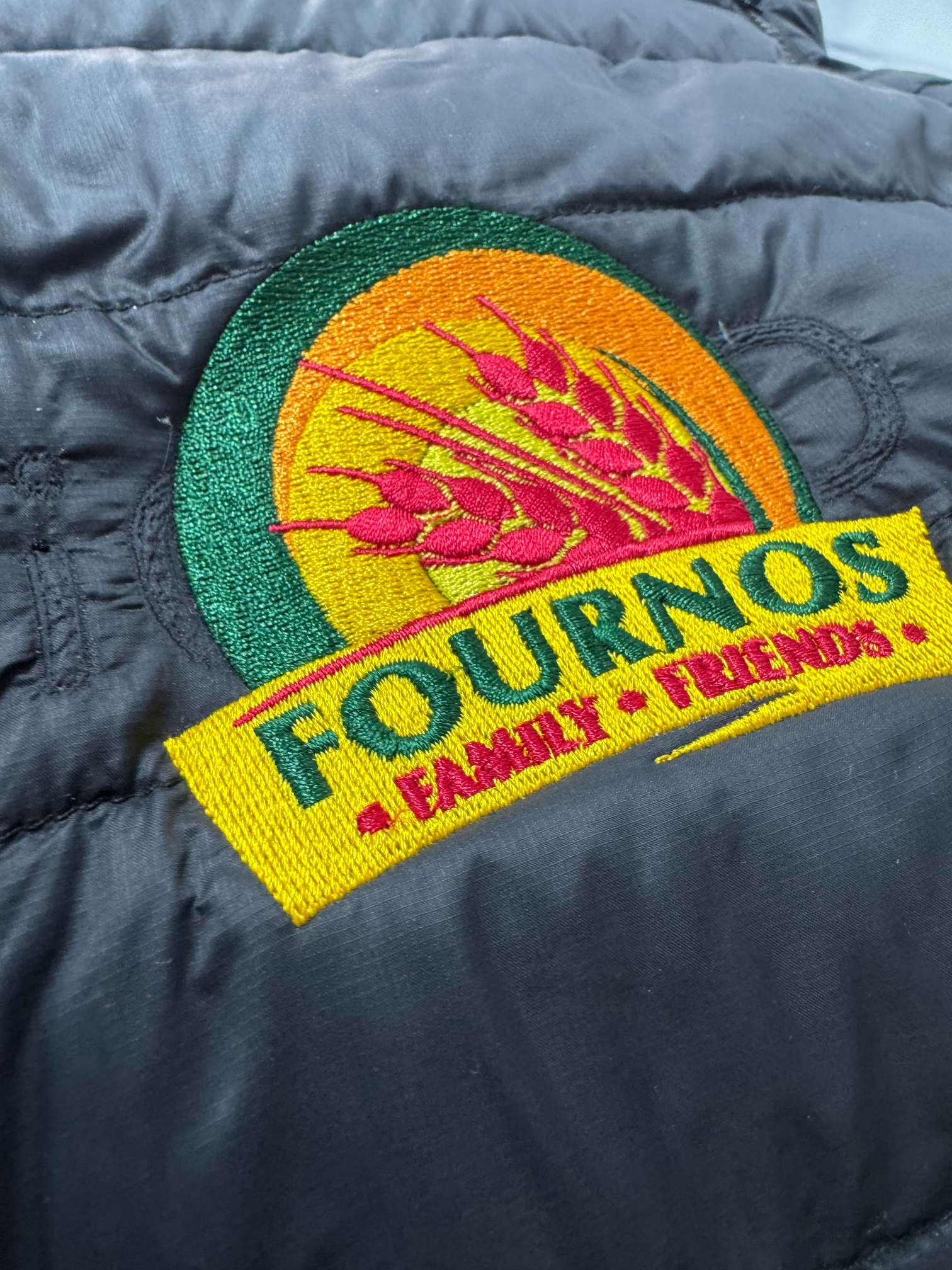 Fournos staff jacket embroidery